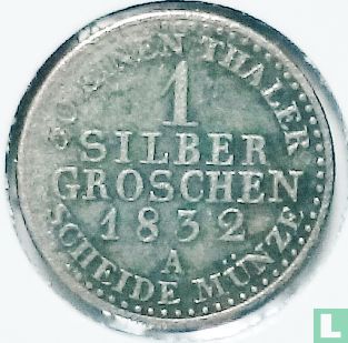 Prussia 1 silbergroschen 1832 (A) - Image 1