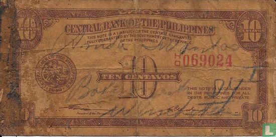 Philippinen 10 Centavos - Bild 1