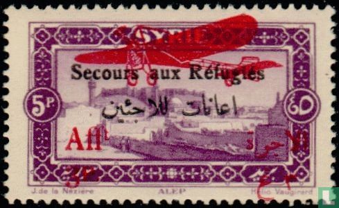 Aid for refugees - Airmail