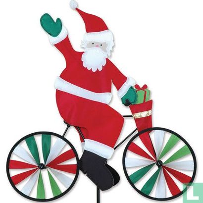 Wind-bike with Santa on