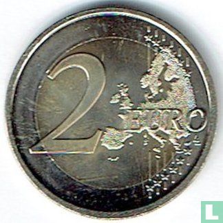 Nederland 2 euro 2007 (grote vlag) "50th Anniversary of the Treaty of Rome" - Afbeelding 2