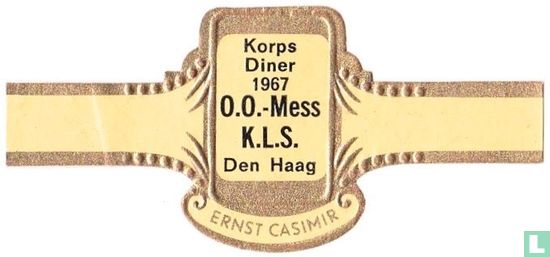 Korps Diner 1967 O.O.-Mess K.L.S. Den Haag - Image 1