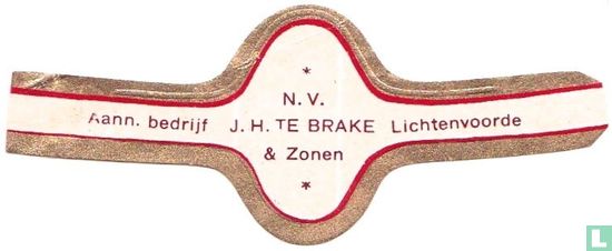 N.V. J.H. te Brake & Zonen - Aann. bedr. - Lichtenvoorde   - Afbeelding 1