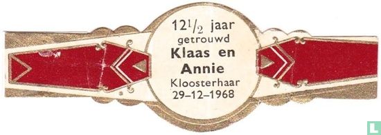 12 1/2 jaar getrouwd Klaas en Annie Kloosterhaar 29-12-1968 - Image 1