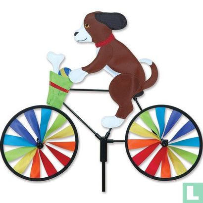 wind-bicycle with a dog on it