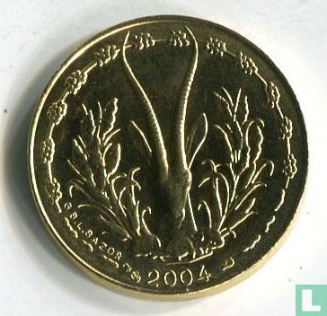 États d'Afrique de l'Ouest 5 francs 2004 - Image 1