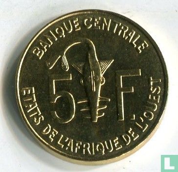 West African States 5 francs 2004 - Image 2