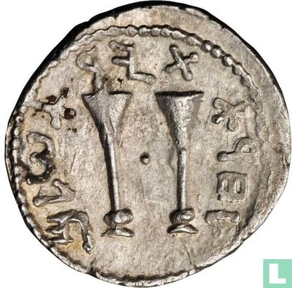 Judée 1 zuz (révolte de Bar Kokhba, l'année 3) 134-135 - Image 1