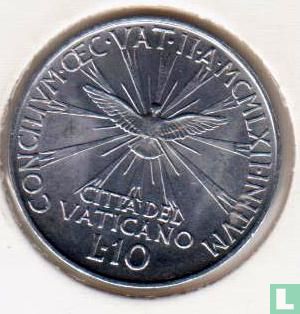 Vaticaan 10 lire 1962 "Second Ecumenical Council" - Afbeelding 1