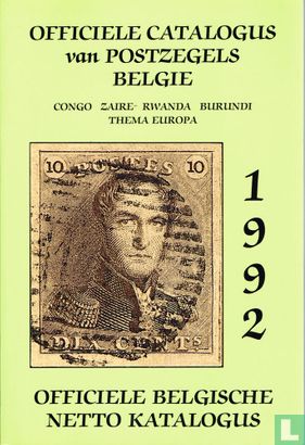 Officiële catalogus van postzegels + Officiële Belgische Netto katalogus 1992 - Bild 1