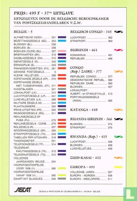 Officiële catalogus van postzegels + Officiële Belgische Netto katalogus 1992 - Bild 2