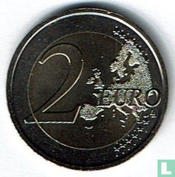 Slowakije 2 euro 2012 (met kleine vlag in het midden) "10 Years of Euro Cash" - Image 2