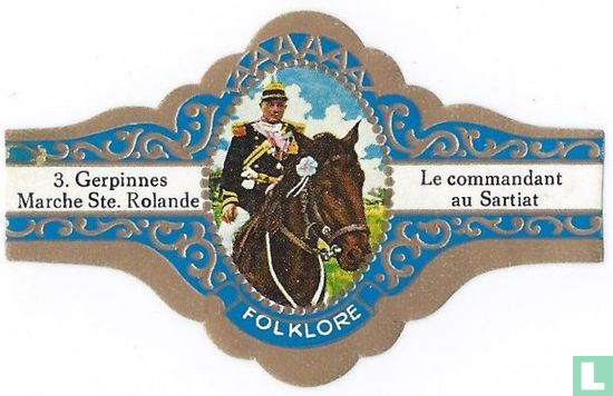 Gerpinnes Marche Ste- Rolande - Le commendant au Sartiat - Afbeelding 1