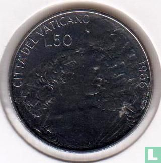 Vatican 50 lire 1966 - Image 1