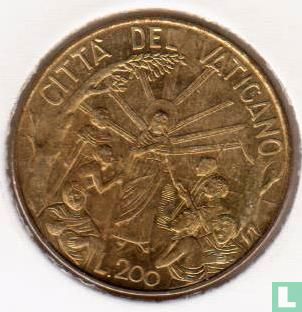 Vaticaan 200 lire 1999 - Afbeelding 2