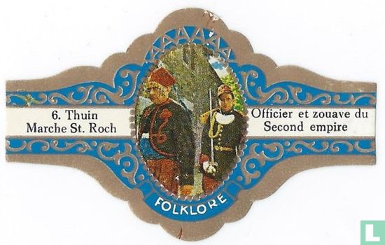 Thuin Marche St. Roch -Officier et zouave du Second empire - Afbeelding 1