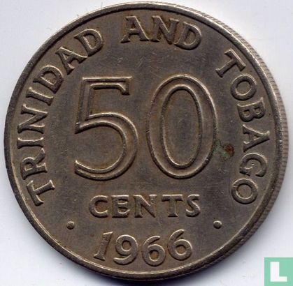 Trinité-et-Tobago 50 cents 1966 - Image 1