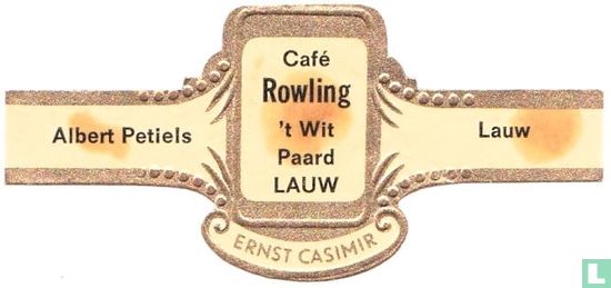 Café Rowling 't Wit Paard Lauw - Albert Petiels - Lauw - Afbeelding 1