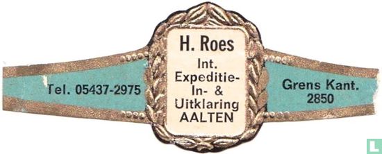 H. Roes Int. Expeditie - In- & Uitklaring Aalten - Tel. 05437-2975 - Grens kant. 2850 - Afbeelding 1