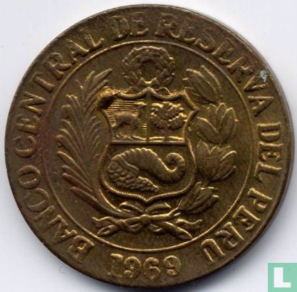 Peru 25 centavos 1969 (met AP) - Afbeelding 1