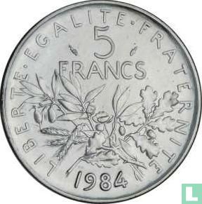 Frankrijk 5 francs 1984 - Afbeelding 1