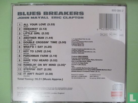 Blues Breakers with Eric Clapton - Afbeelding 2