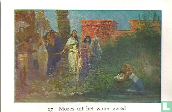 Mozes uit het water gered