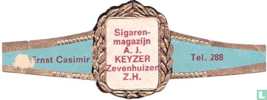 Sigarenmagazijn A. J. Keyzer Zevenhuizen Z.H. - Tel. 288 - Afbeelding 1