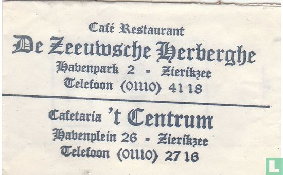 Cafe Restaurant De Zeeuwsche Herberghe - Afbeelding 1