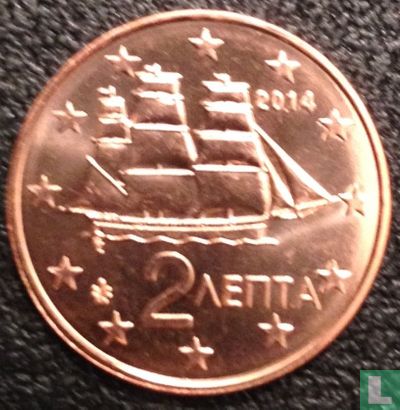 Griekenland 2 cent 2014 - Afbeelding 1