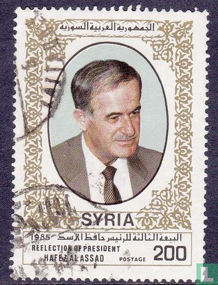 Herverkiezing President Hafez Al-Assad