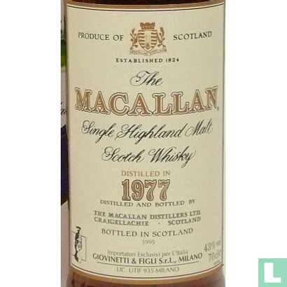 The Macallan 18 y.o Vintage 1977 - Afbeelding 3