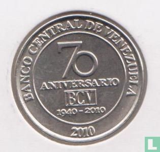 Venezuela 50 céntimos 2010 "70th anniversary Central Bank of Venezuela" - Afbeelding 1