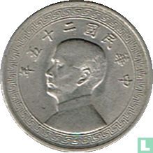 China 5 fen 1936 (year 25) - Image 1