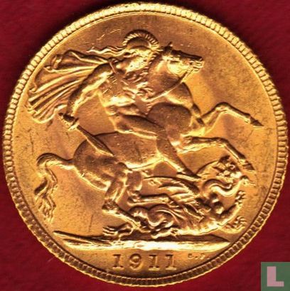 Verenigd Koninkrijk 1 sovereign 1911 - Afbeelding 1