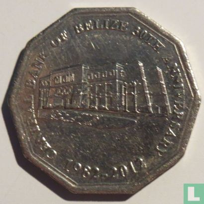 Belize 1 Dollar 2012 "30th anniversary Central Bank of Belize" - Bild 2