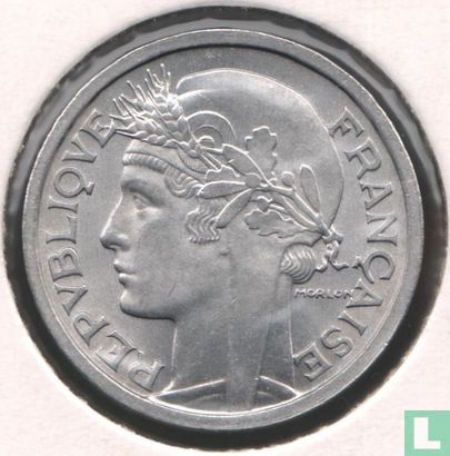 Frankrijk 2 francs 1959 - Afbeelding 2