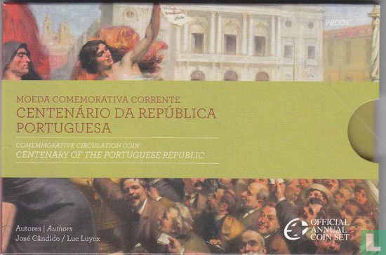 Portugal 2 euro 2010 (PROOF - folder) "100 years of the Portuguese Republic" - Afbeelding 3