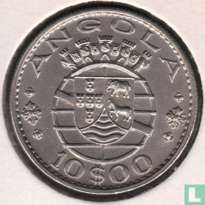 Angola 10 escudos 1969 - Image 2