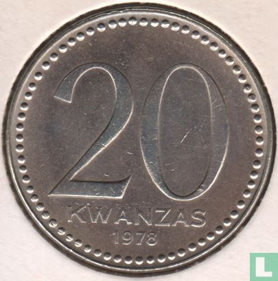 Angola 20 Kwanza 1978 - Bild 1
