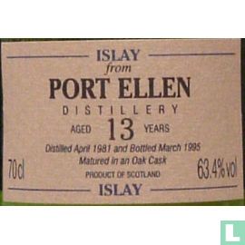 Port Ellen 13 y.o. 63.4% - Afbeelding 3