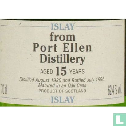 Port Ellen 15 y.o. 62.4% - Afbeelding 3