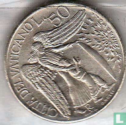 Vatikan 50 Lire 1996 - Bild 2