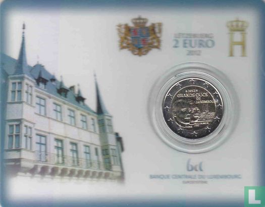 Luxemburg 2 Euro 2012 (Coincard) "100th anniversary of the death of William IV" - Bild 1