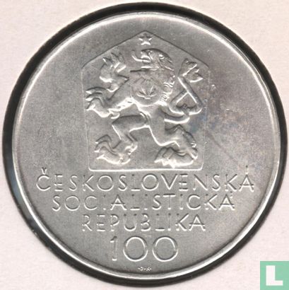 Czechoslovakia 100 korun 1971 "100th anniversary Death of Josef Mánes" - Image 2