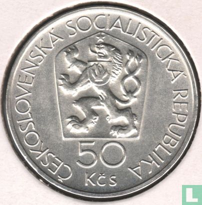 Tsjecho-Slowakije 50 korun 1978 "650th anniversary of Kremnica Mint" - Afbeelding 2