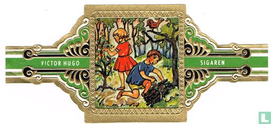 Hans en Grietje sprokkelen hout in het bos - Afbeelding 1