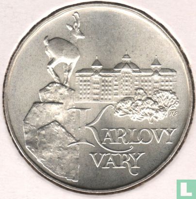 Tsjecho-Slowakije 50 korun 1991 "Karlovy Vary" - Afbeelding 2