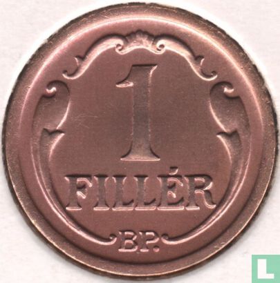 Hongarije 1 fillér 1934 - Afbeelding 2