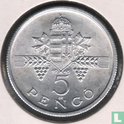 Hungary 5 pengö 1945 - Image 1